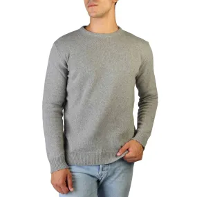 100% Cashmere - C-NECK-M - Grey