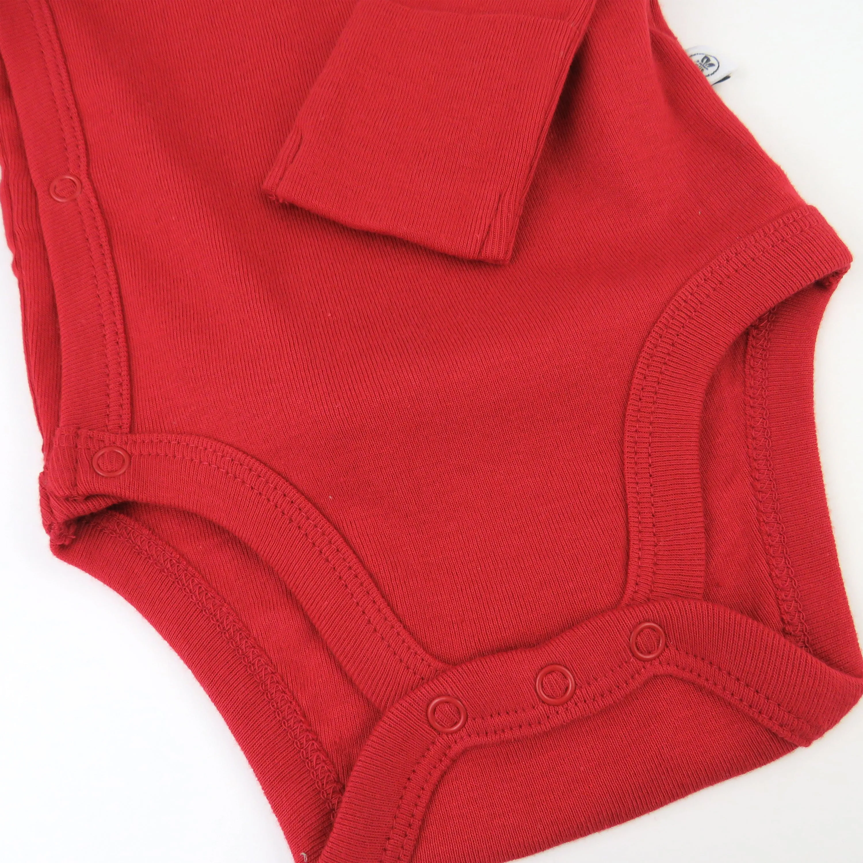 3-Pack Organic Cotton Long Sleeve Side-Snap Bodysuits