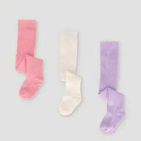 3 Pack Plain Hose - Pink
