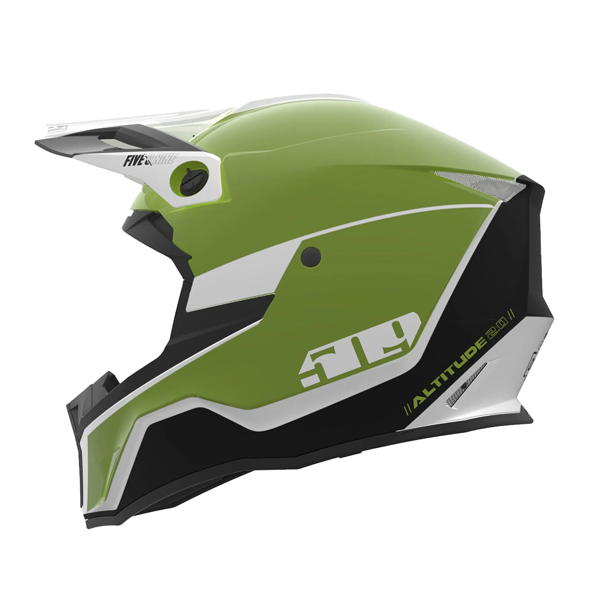 509  Altitude 2.0 Snowmobile Helmet Fidlock Lightweight Open Face Racing Red FMVSS 218