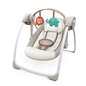 6-Speed Portable Baby Swing with Music - Cozy Kingdom (Floor Model)