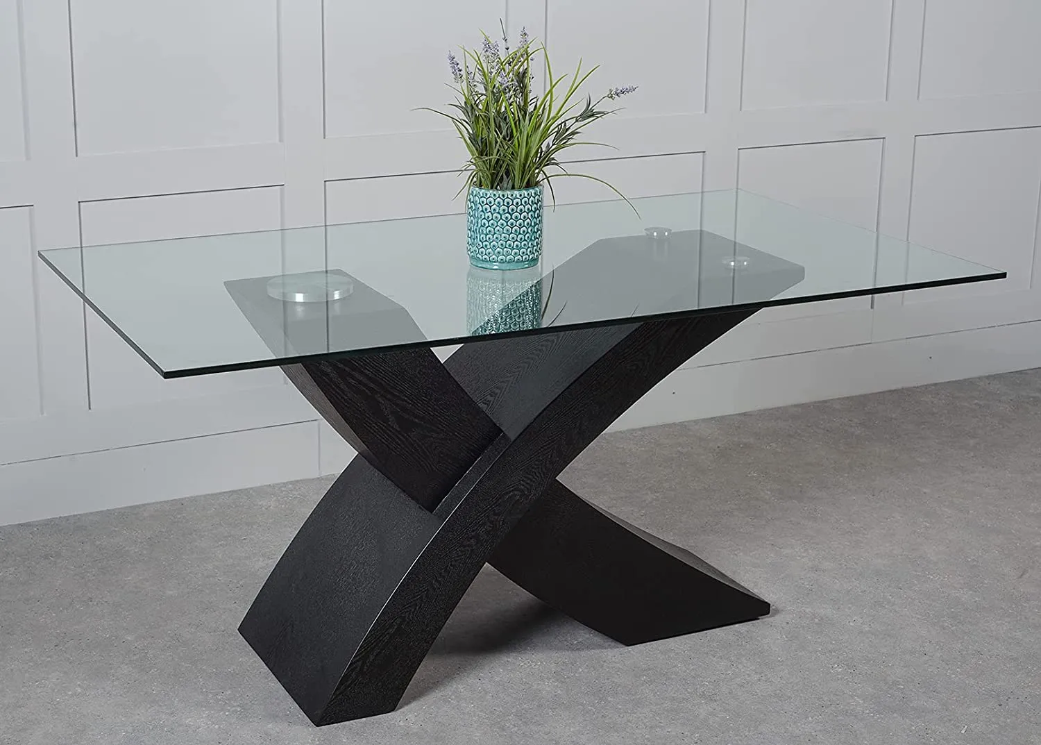 8 Seater Criss Cross Dining Table Only