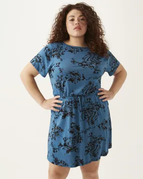 Adi Tie Waist Mini Dress | Azure Blue / Black
