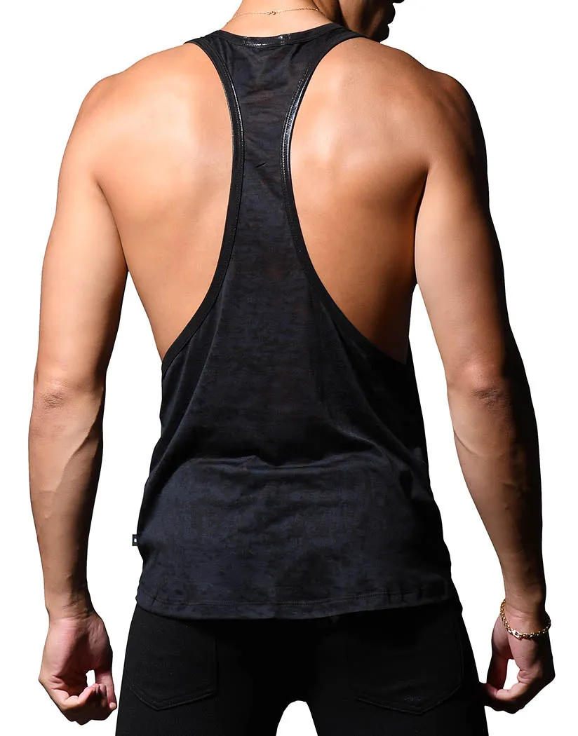 Andrew Christian Carbon Burnout Gym Tank 2917