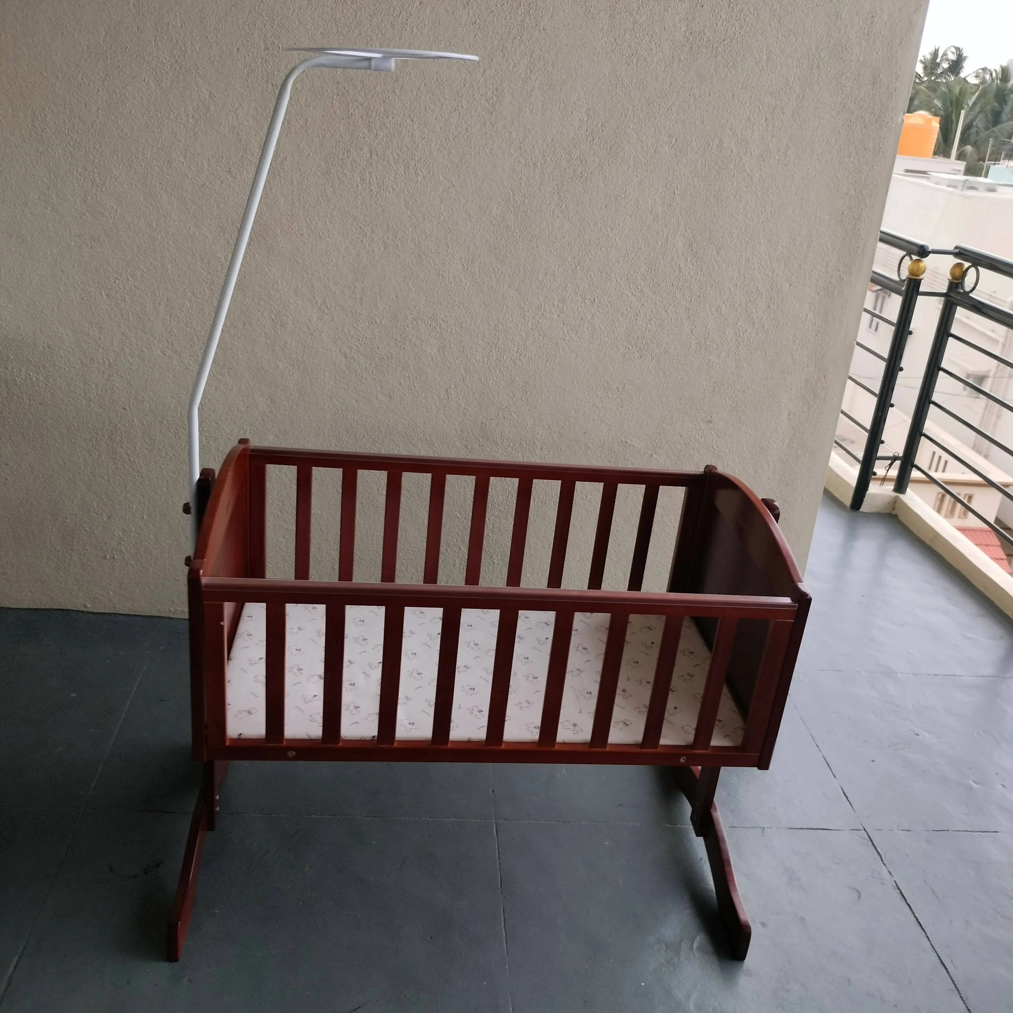 APPLE BABY Wooden Cradle