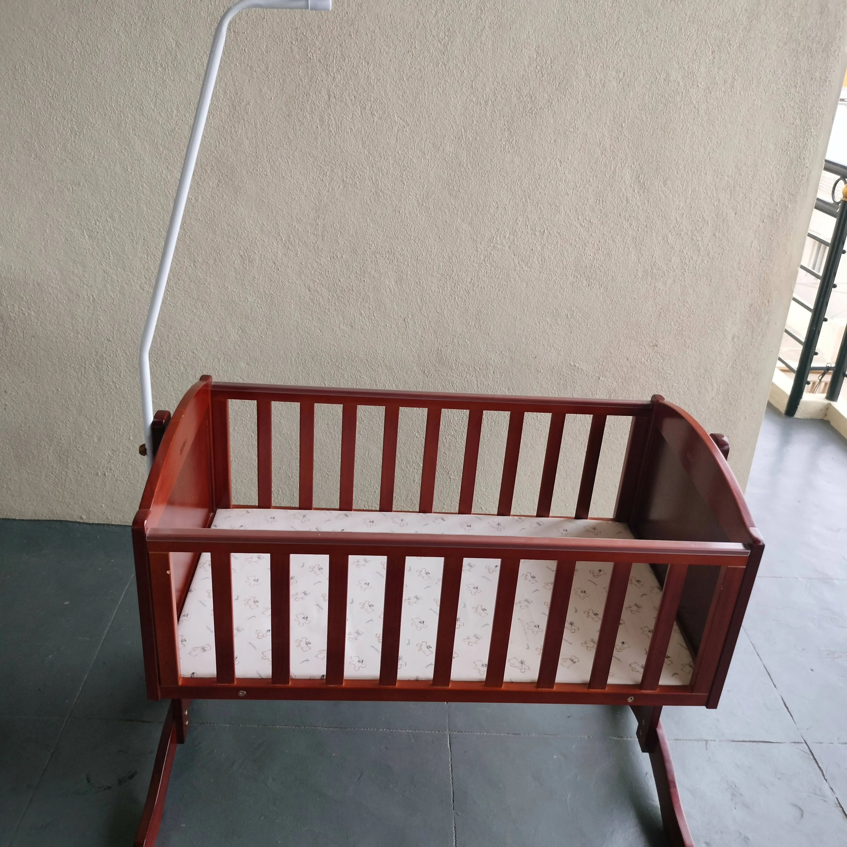 APPLE BABY Wooden Cradle