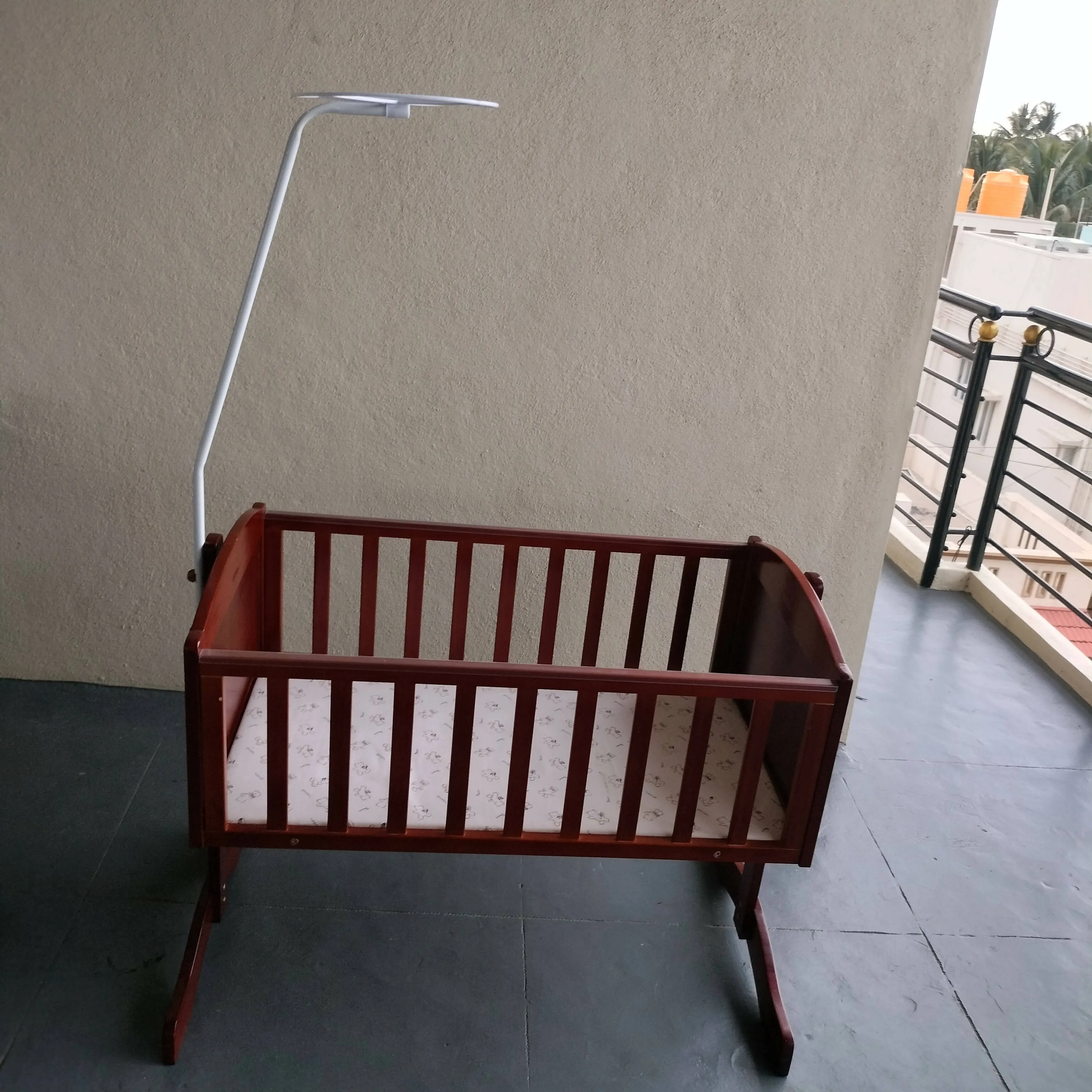 APPLE BABY Wooden Cradle