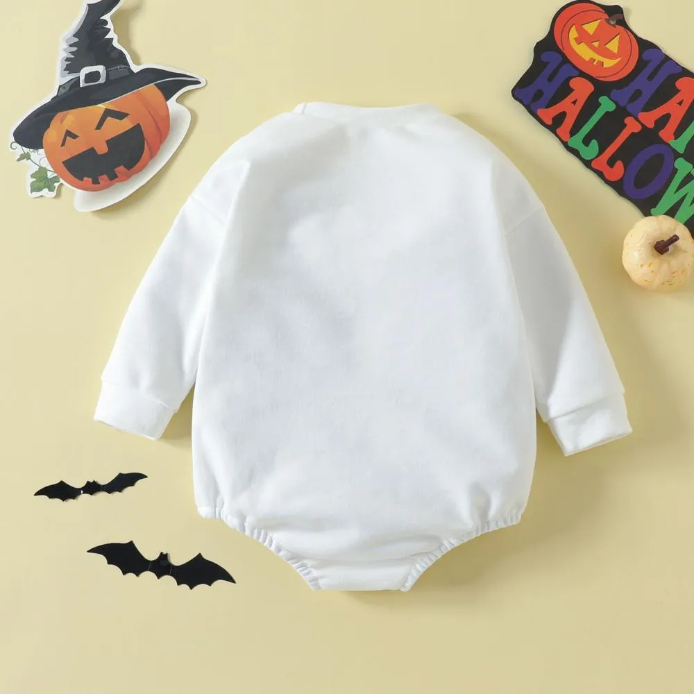 Autumn Toddler Thanksgiving Cartoon Letter Print Romper Wholesale Baby Clothes