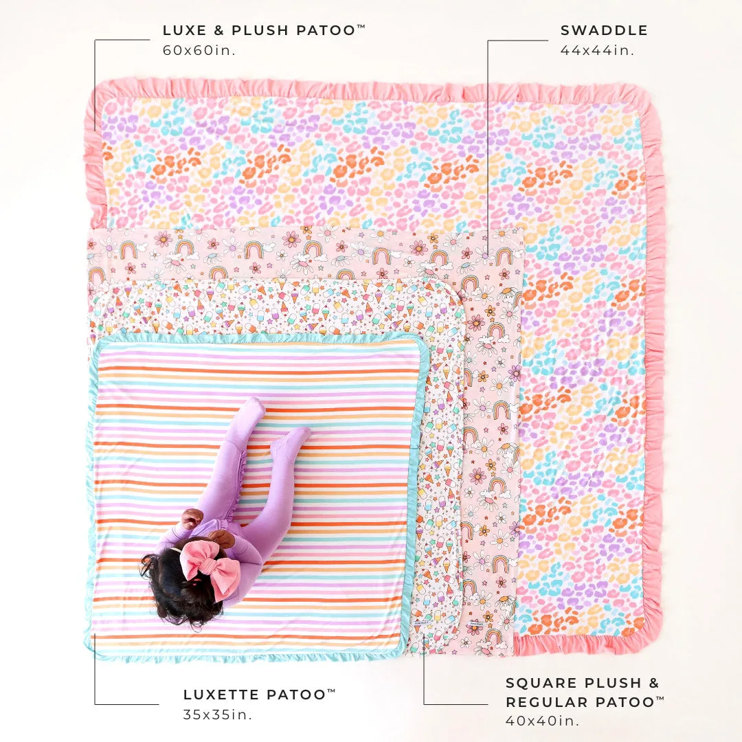 Avia Minky Ruffled Luxette Patoo® Blanket