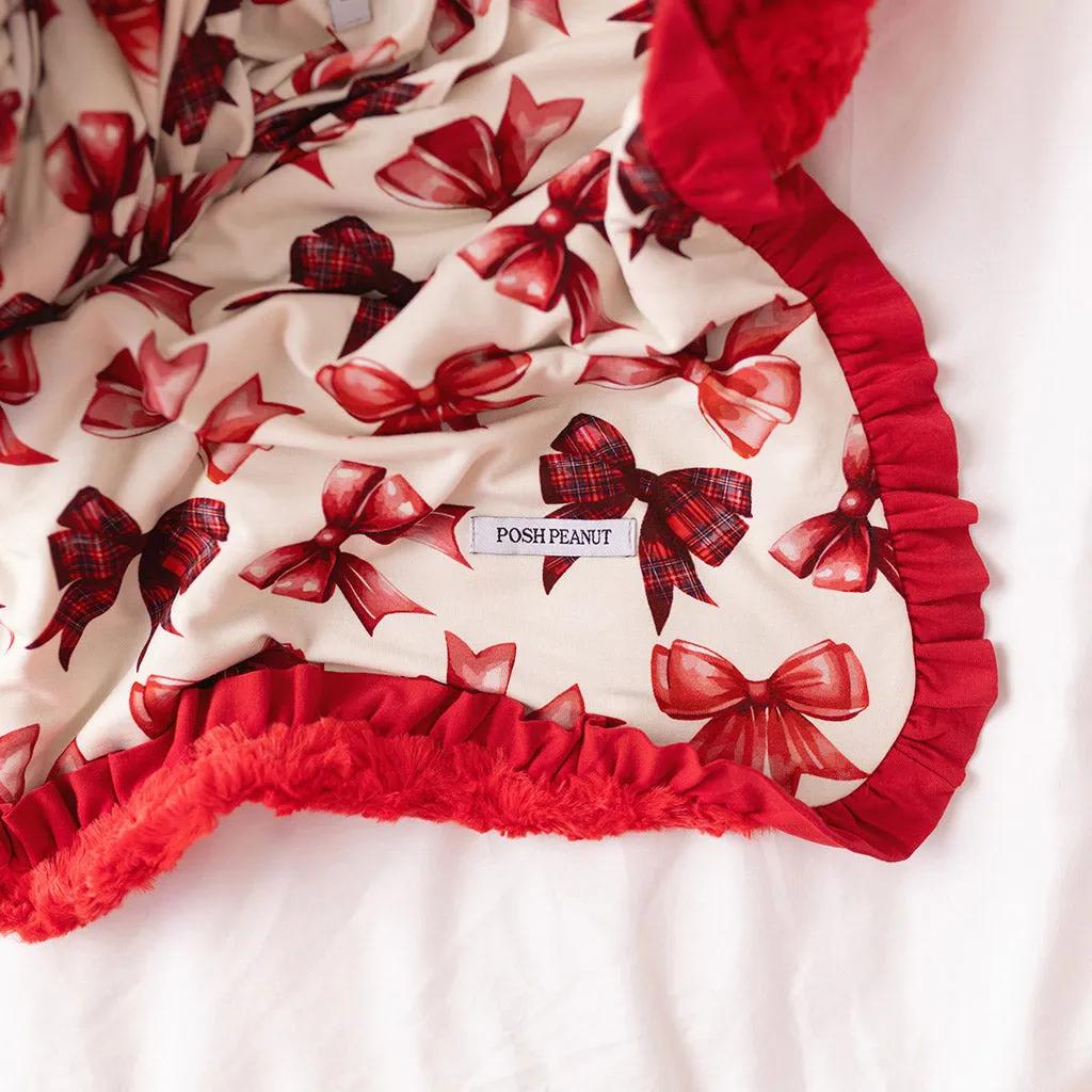 Avia Minky Ruffled Luxette Patoo® Blanket