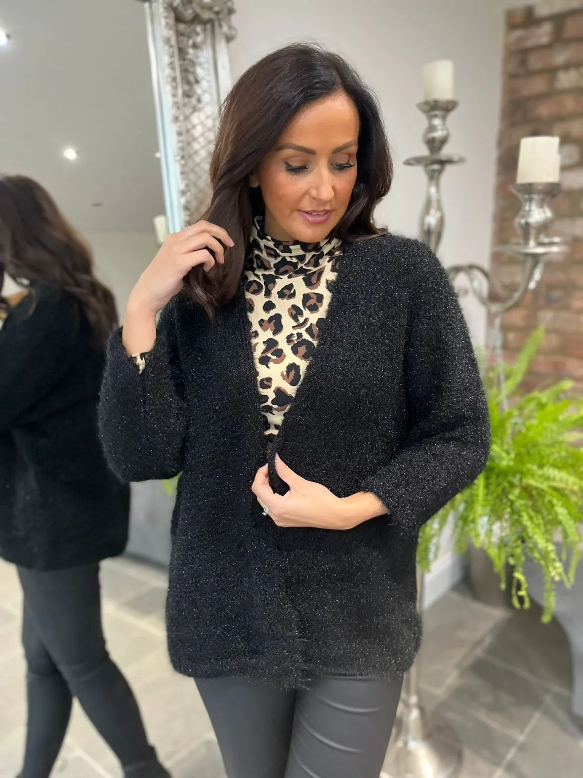 Batwing Eyelash Cardigan Rylie