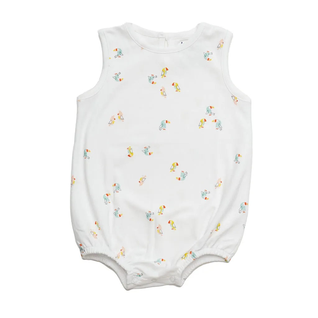 Birds of a Feather Bubble Romper