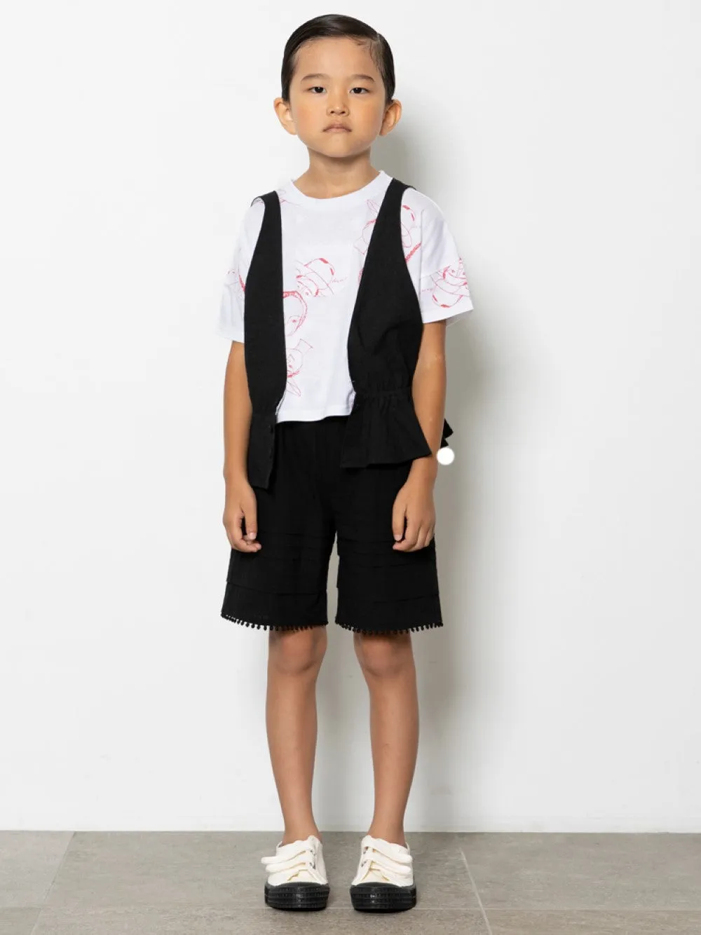 Black Flare Vest