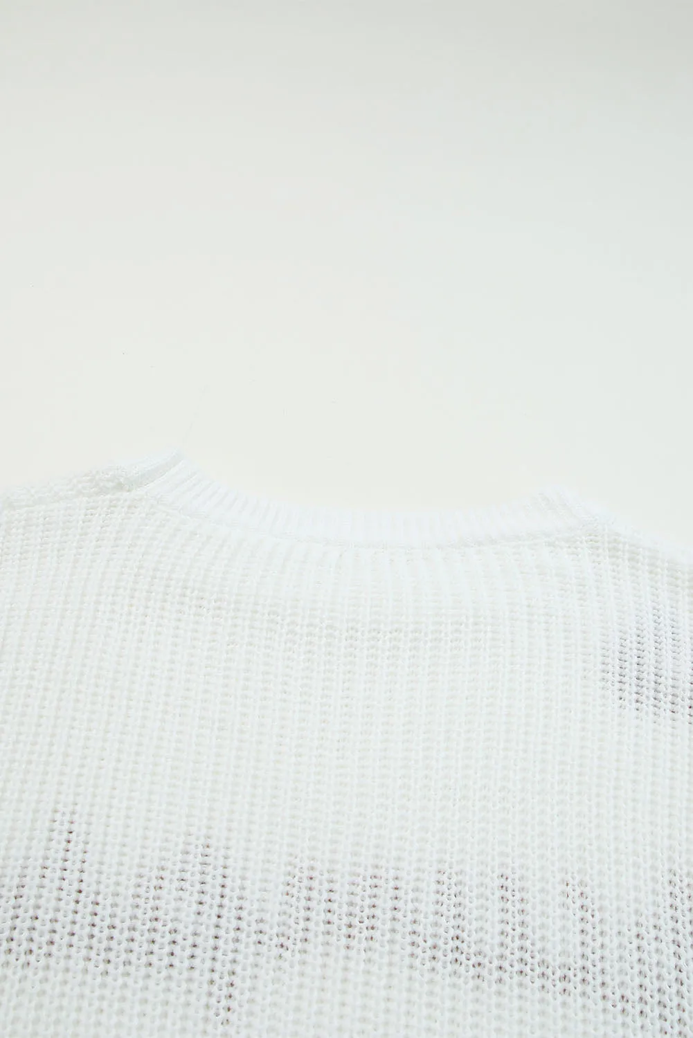 Black Holly Jolly Round Neck Casual Sweater