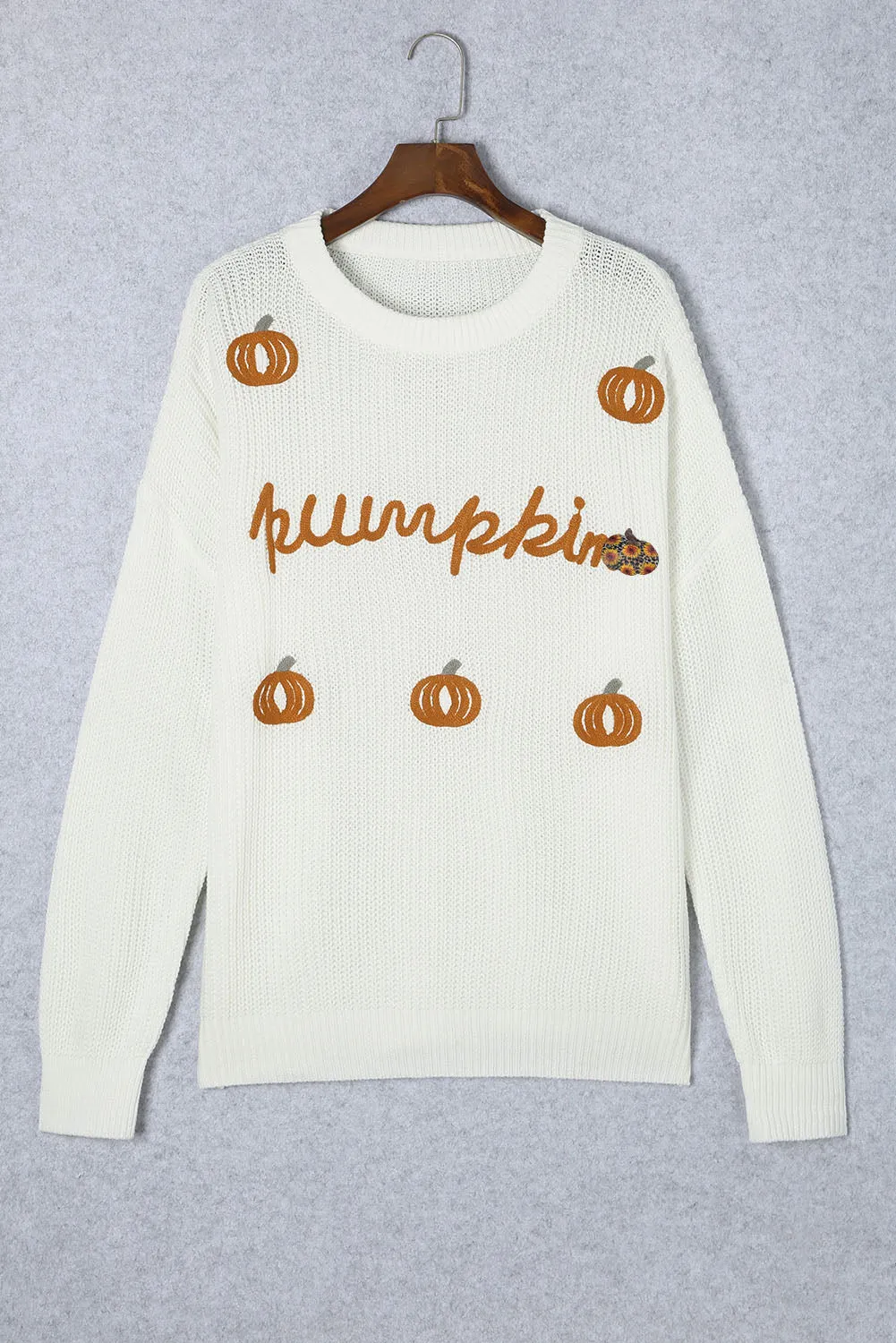 Black Holly Jolly Round Neck Casual Sweater