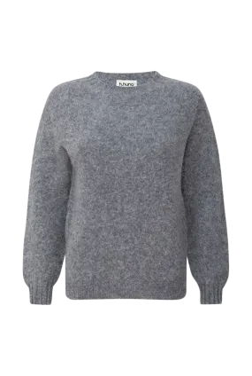 Brushed Wool Crewneck Sweater