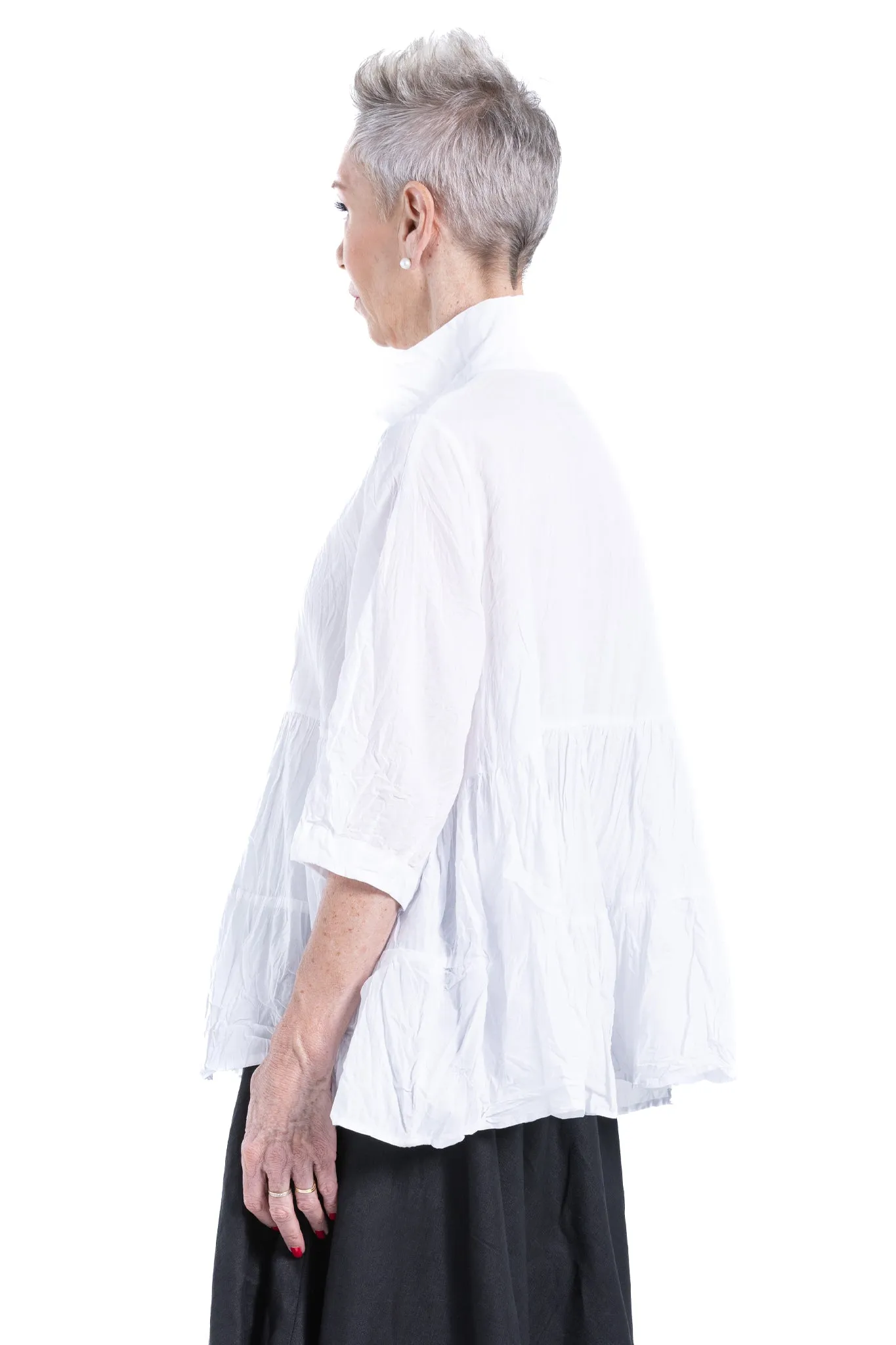 CARLA RUFFLE SHIRT CC