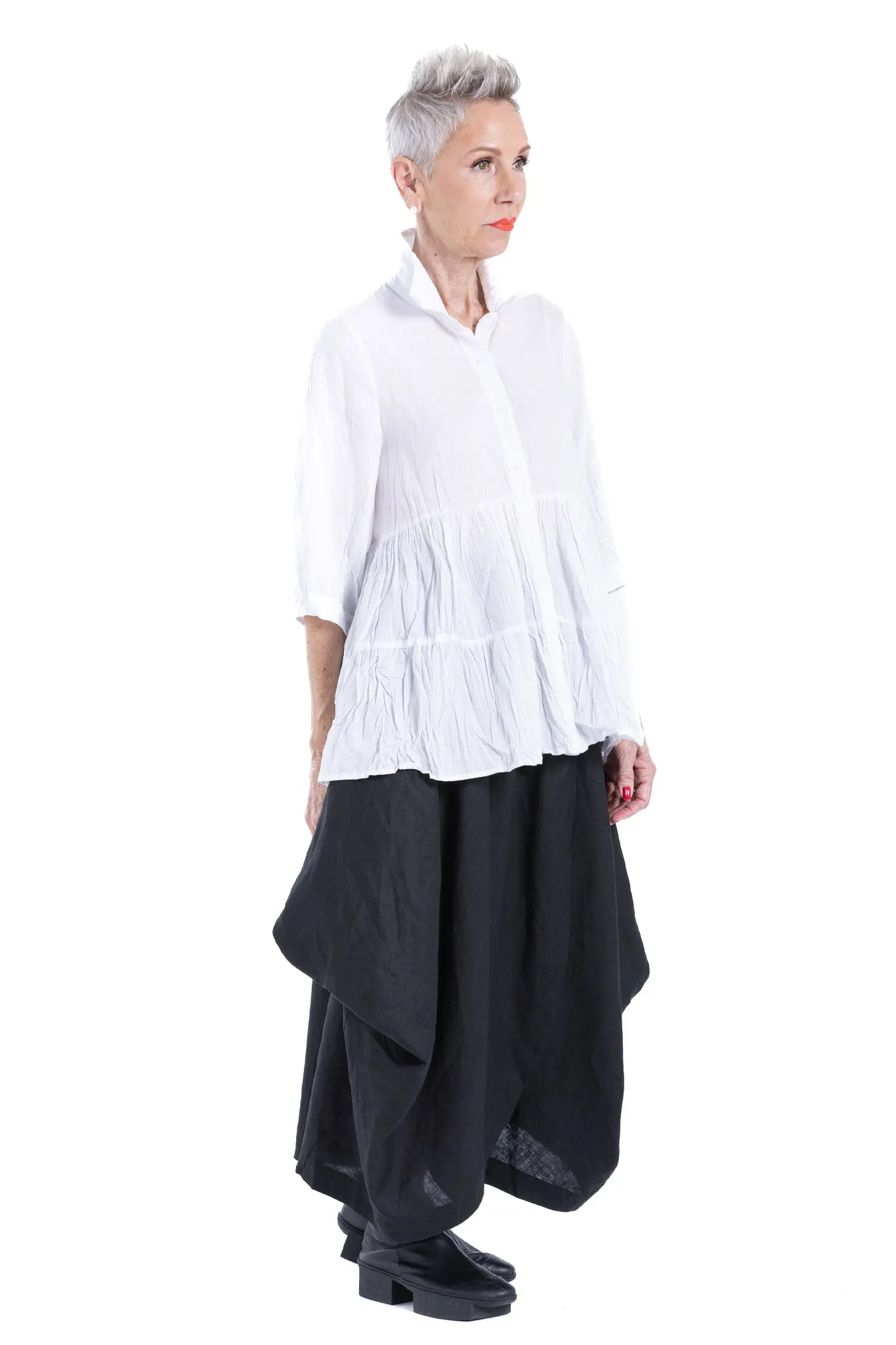 CARLA RUFFLE SHIRT CC