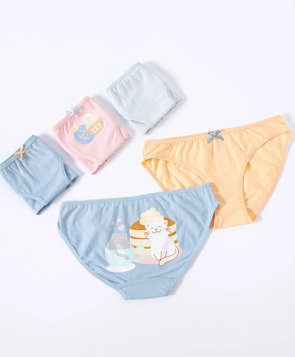 Cat Delicious Graphic 5-pack Mini Panties