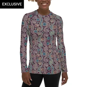 Celtic Paisley Rash Guard Top (POD)