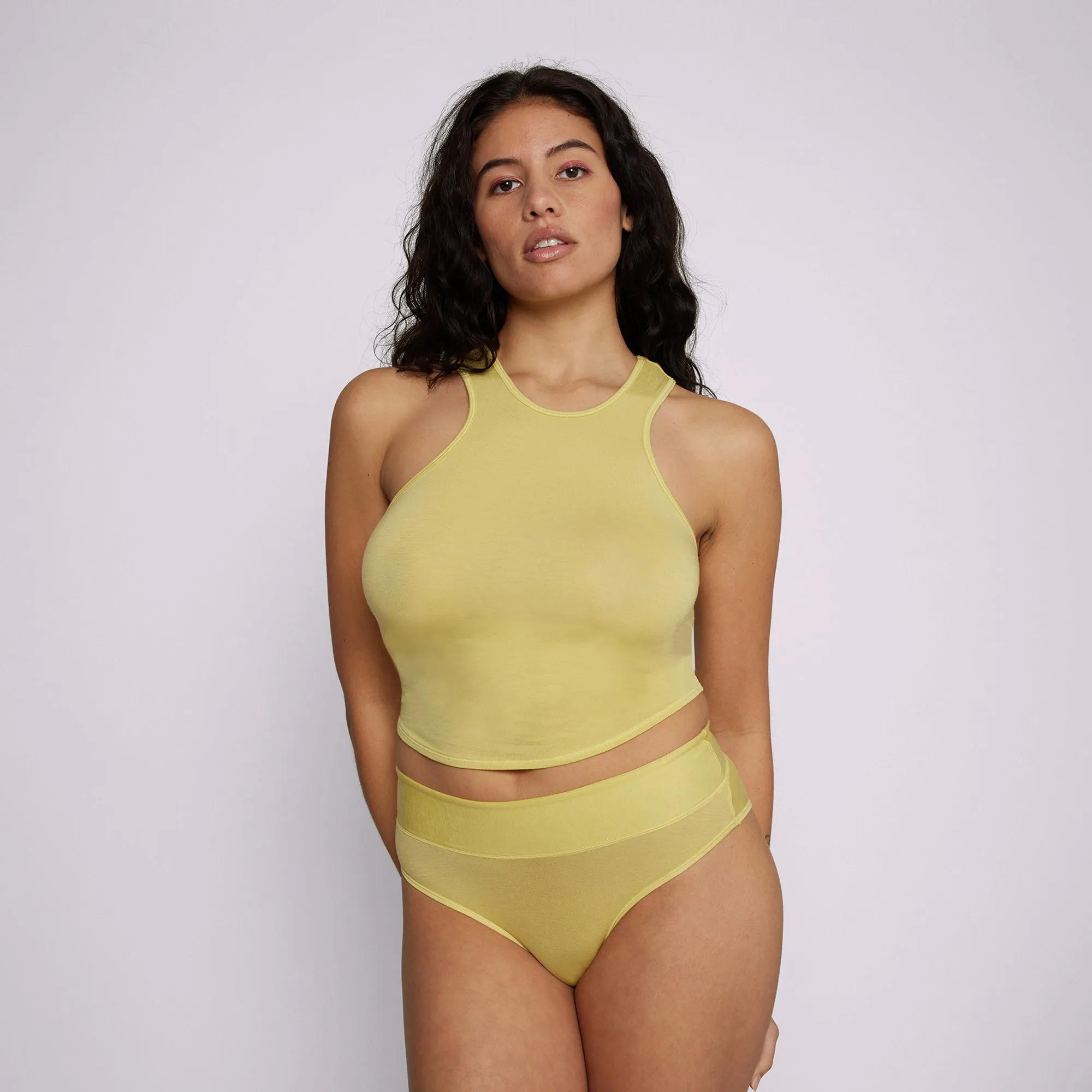 Cloud Crewneck Tank | SuperSoft | Archive ( Honeydew)