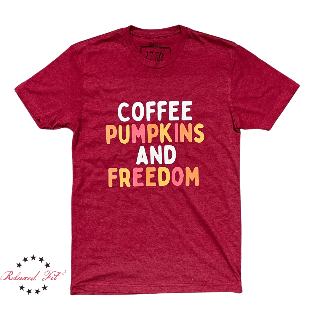 Coffee Pumpkins Freedom - Women's Relaxed Fit