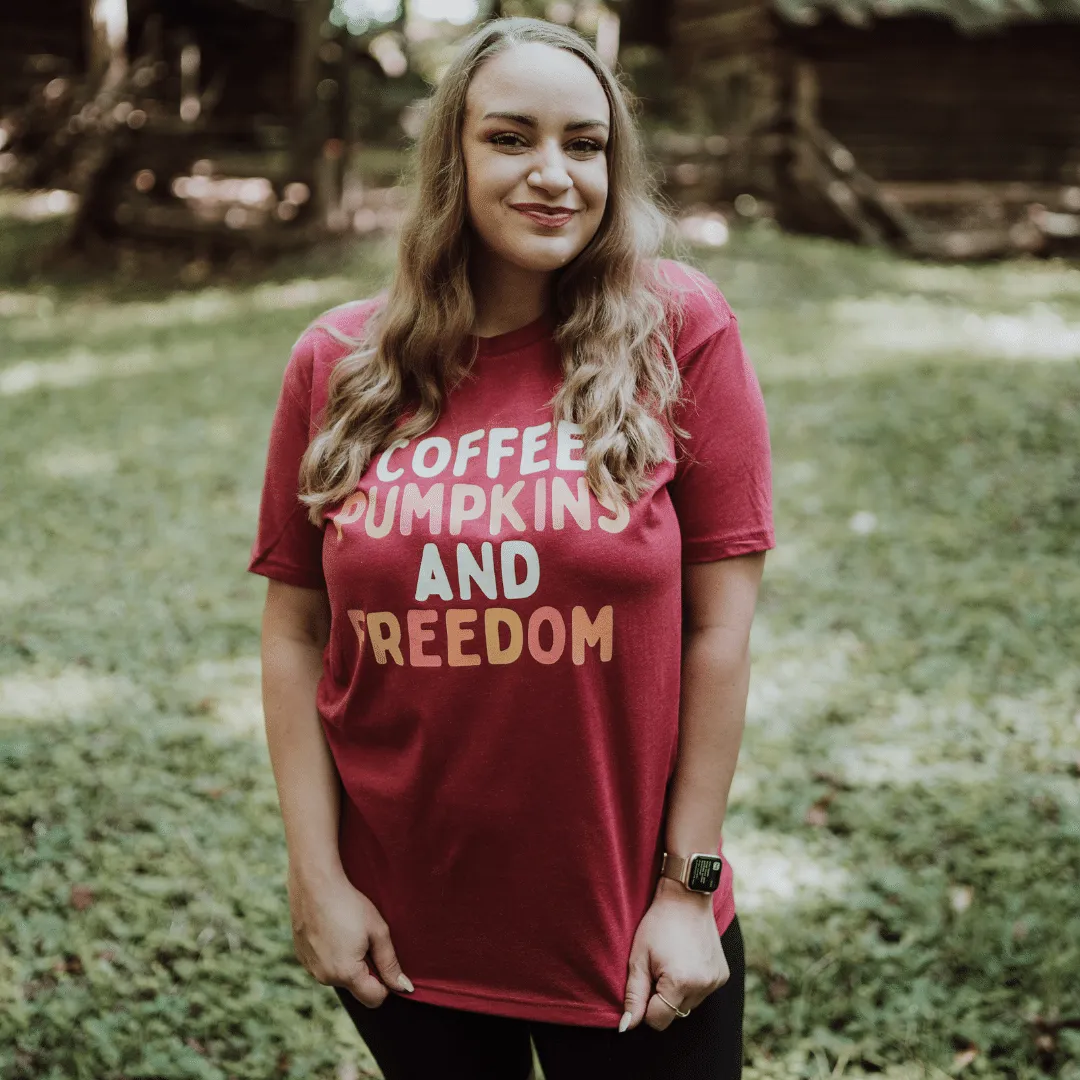Coffee Pumpkins Freedom - Women's Relaxed Fit