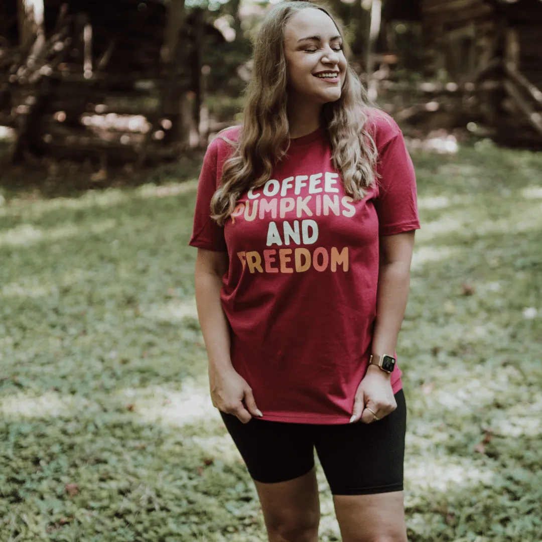 Coffee Pumpkins Freedom - Women's Relaxed Fit