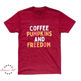 Coffee Pumpkins Freedom - Women's Relaxed Fit