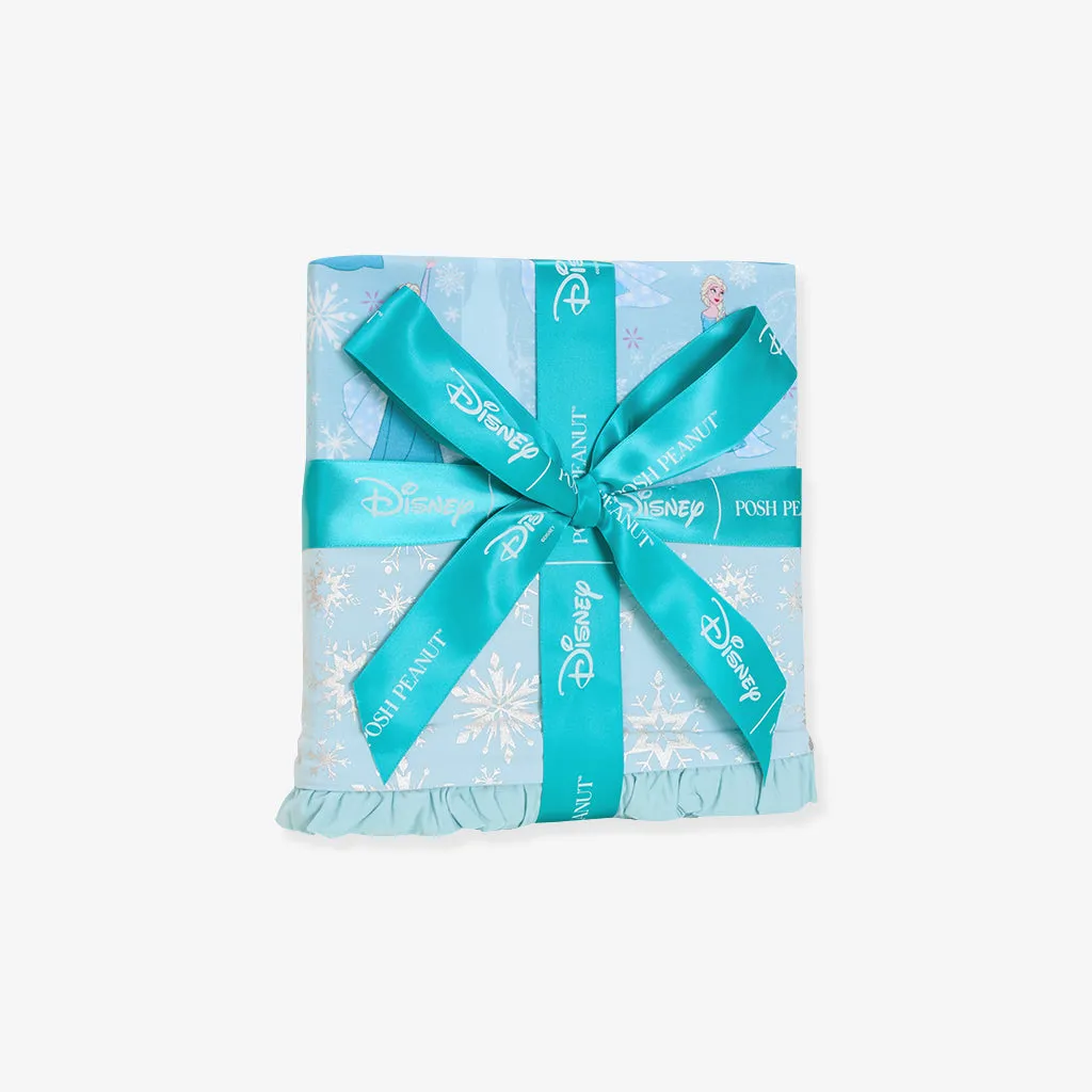 Disney Frozen Elsa & Elsa Snowflake Ruffled Luxette Patoo® Blanket