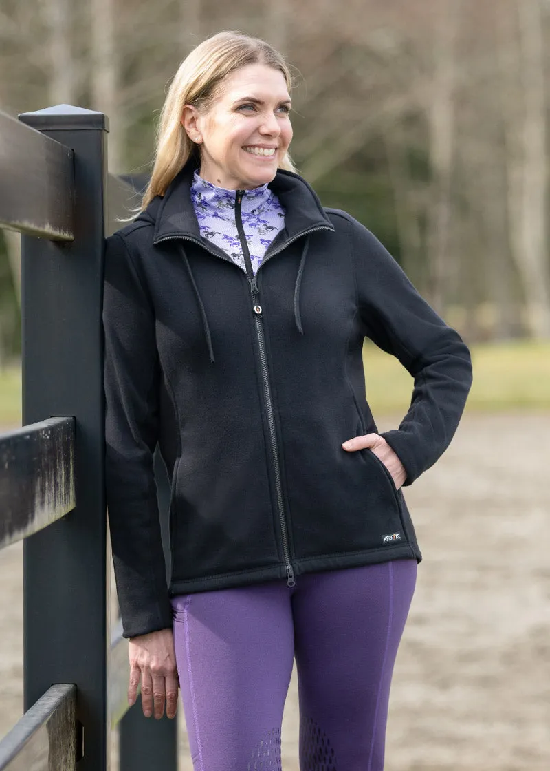 Double Take Full Zip Fleece Hoodie
