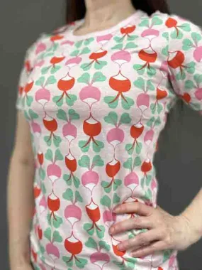 DUNS Short Sleeved T-shirt Adult - Radish Blushing Bride