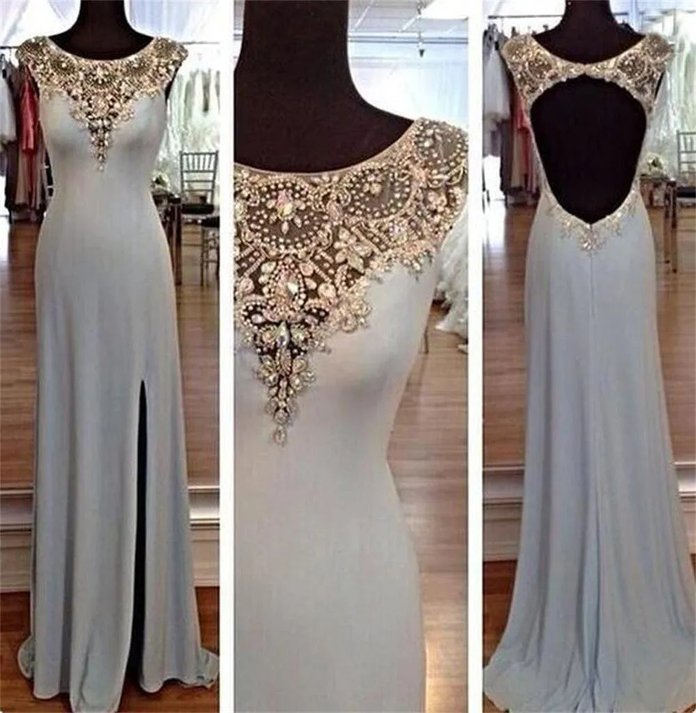 Elegant Glittering Long Prom Dresses,Sexy Prom Dresses,Cap Sleeves Prom Dresses,SVD381