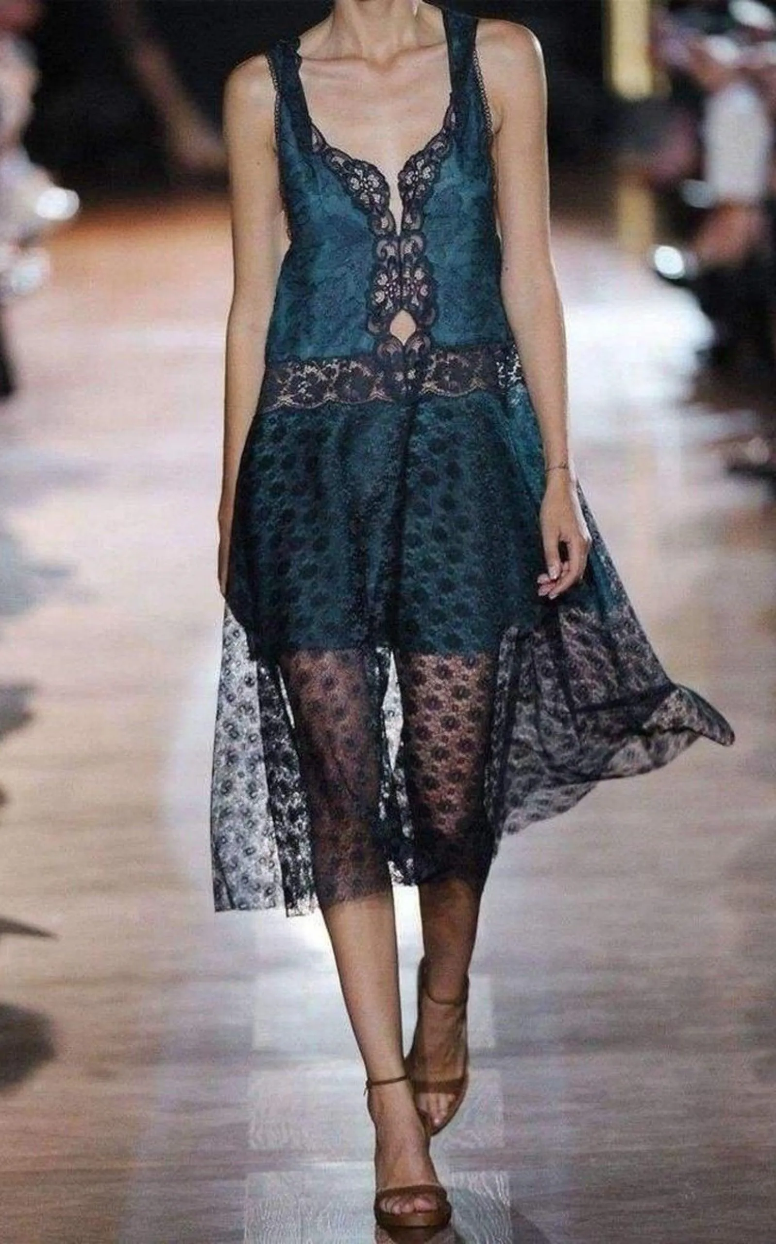Floral Lace Inc Dress