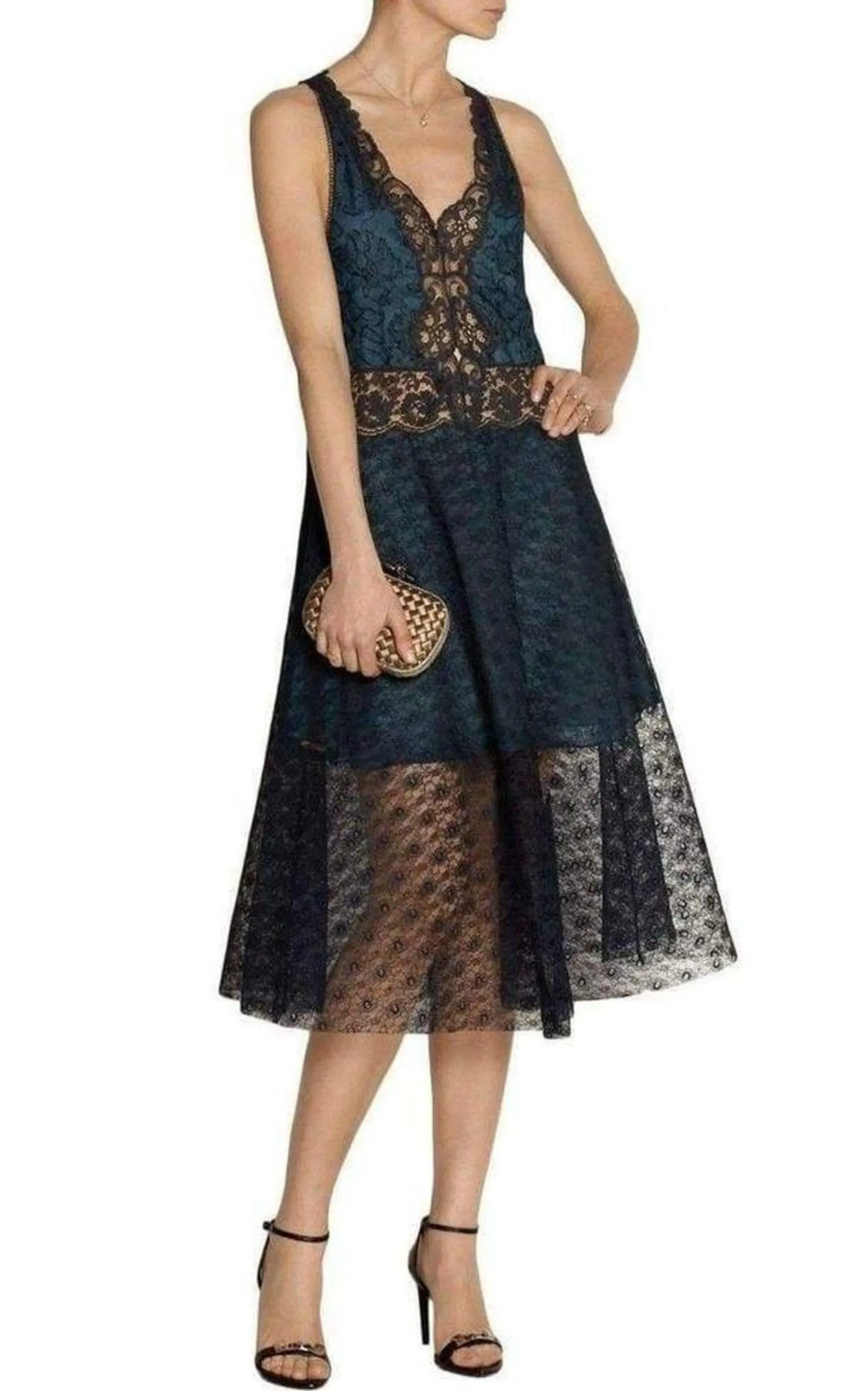 Floral Lace Inc Dress