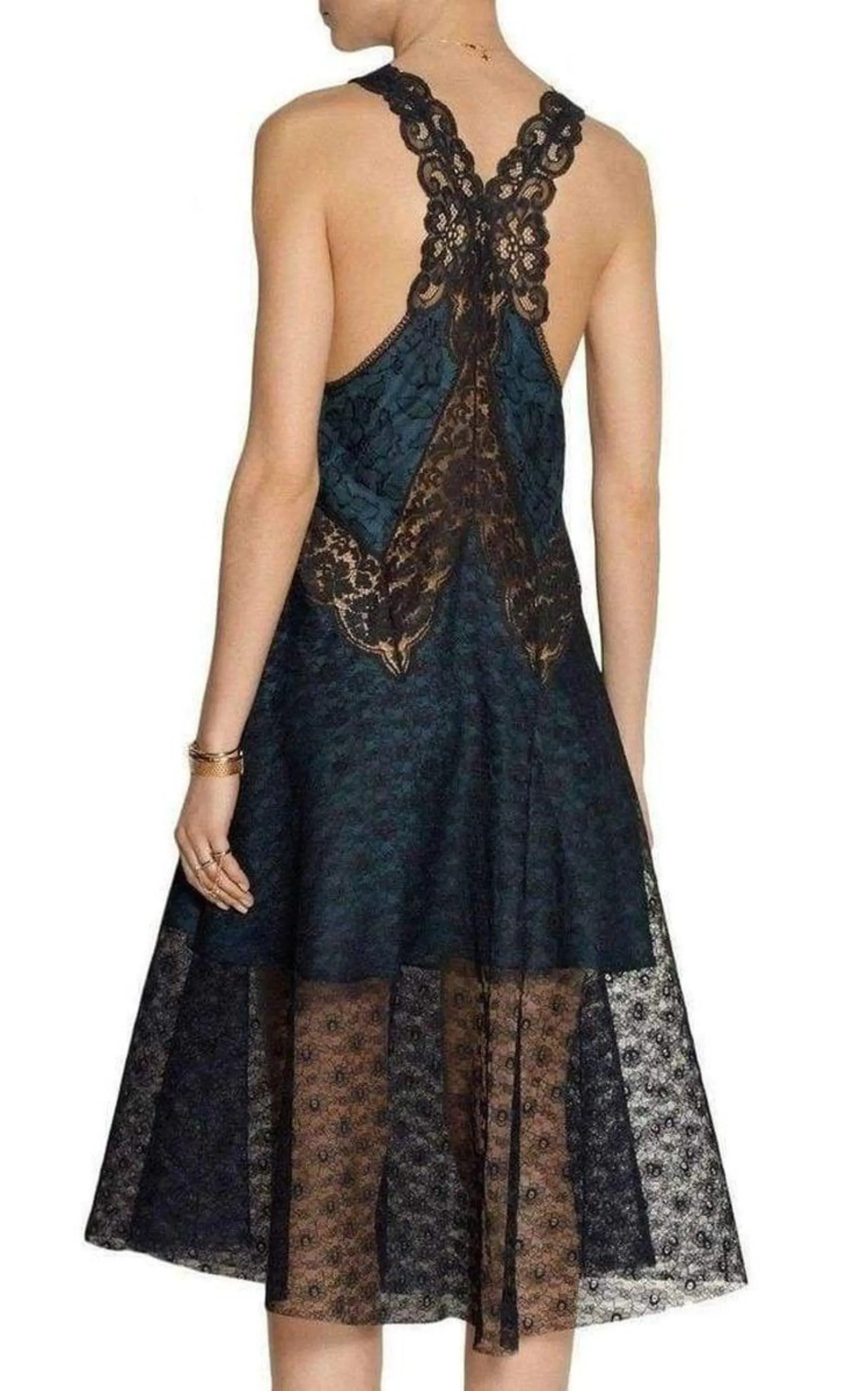Floral Lace Inc Dress