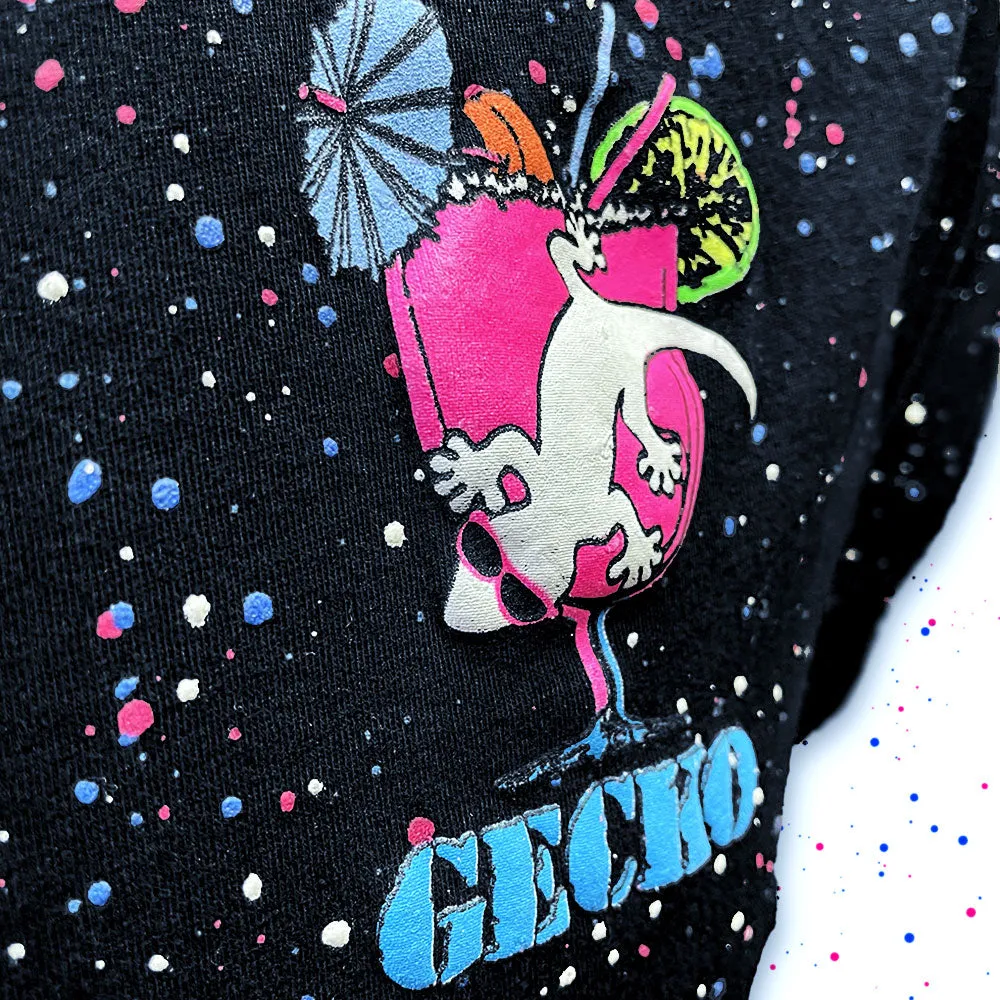 Gecko Cocktail Club - Secret Glow In The Dark Red/White/Blue Splatter