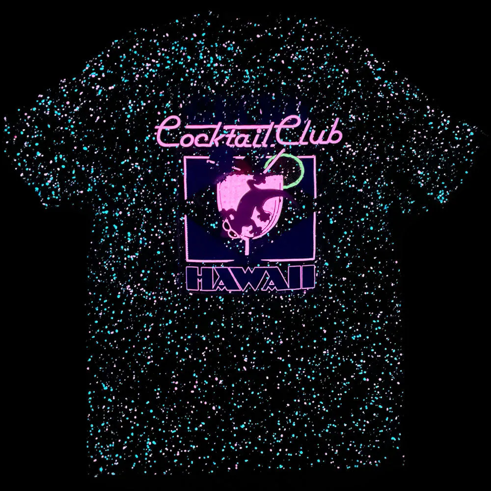 Gecko Cocktail Club - Secret Glow In The Dark Red/White/Blue Splatter