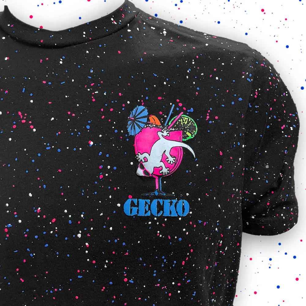 Gecko Cocktail Club - Secret Glow In The Dark Red/White/Blue Splatter