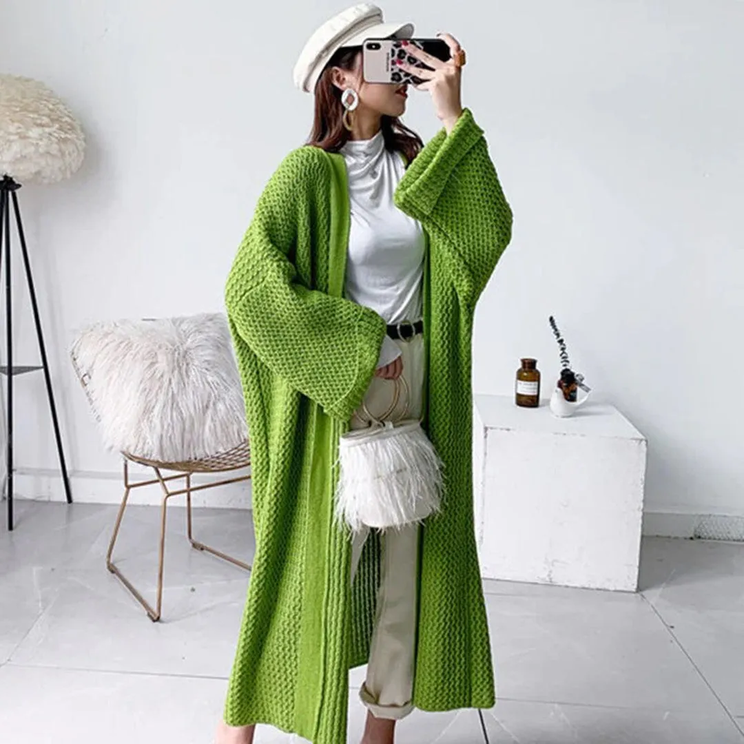 Gestrickte Strickjacke in bergre für legere und formelle Kleidung