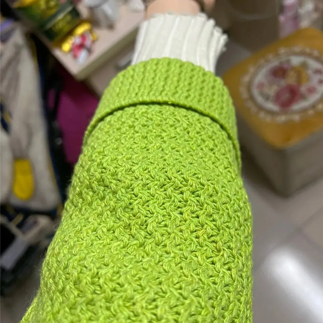 Gestrickte Strickjacke in bergre für legere und formelle Kleidung