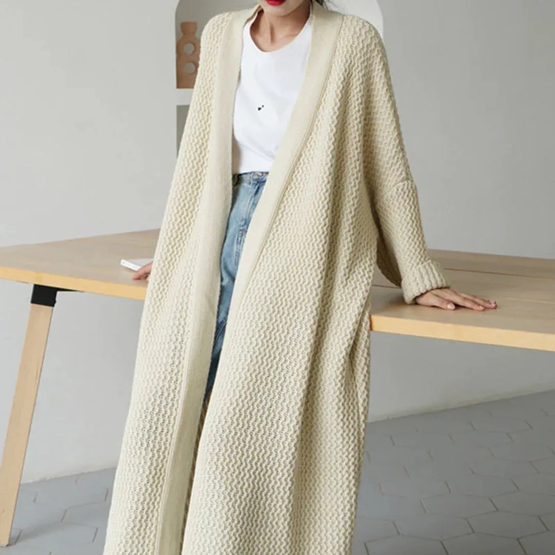 Gestrickte Strickjacke in bergre für legere und formelle Kleidung