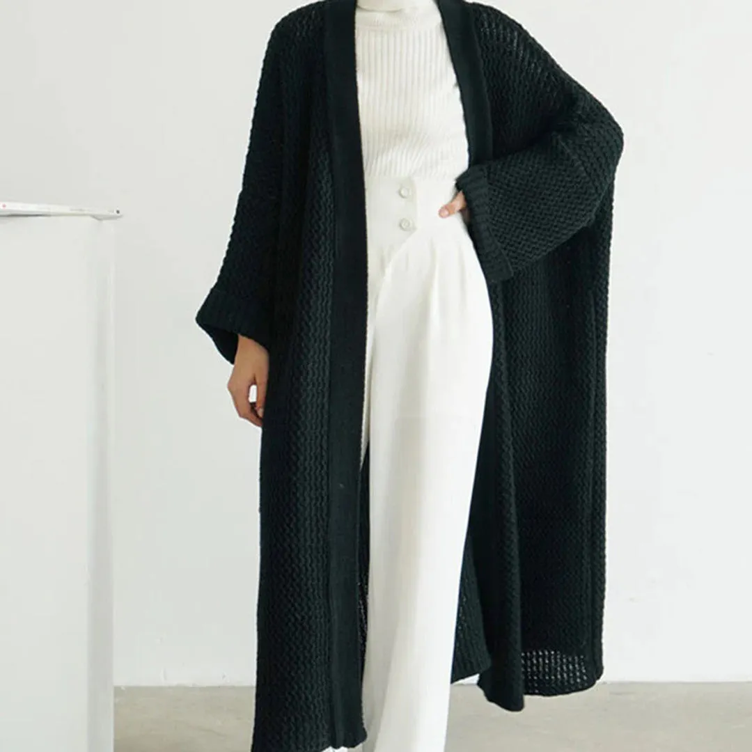 Gestrickte Strickjacke in bergre für legere und formelle Kleidung
