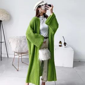 Gestrickte Strickjacke in bergre für legere und formelle Kleidung