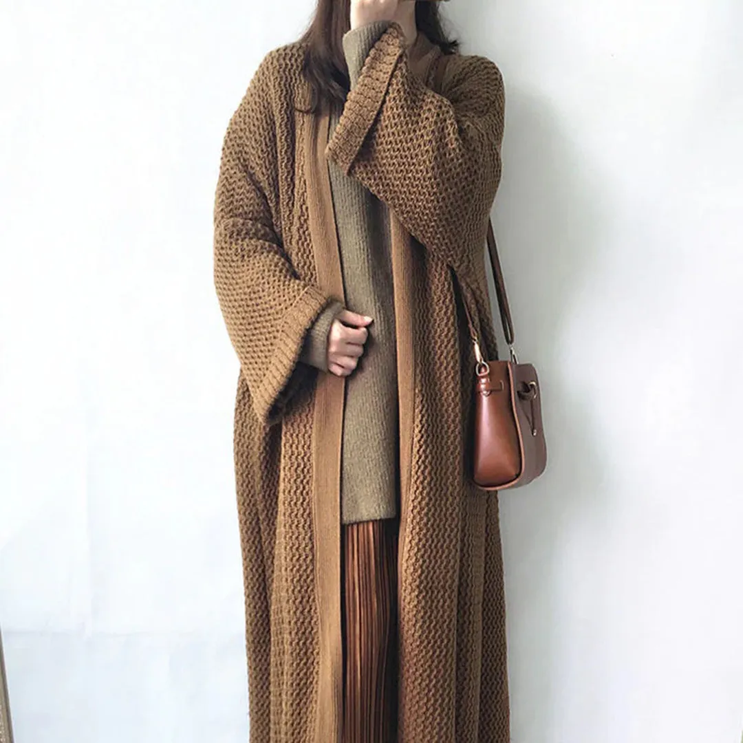 Gestrickte Strickjacke in bergre für legere und formelle Kleidung