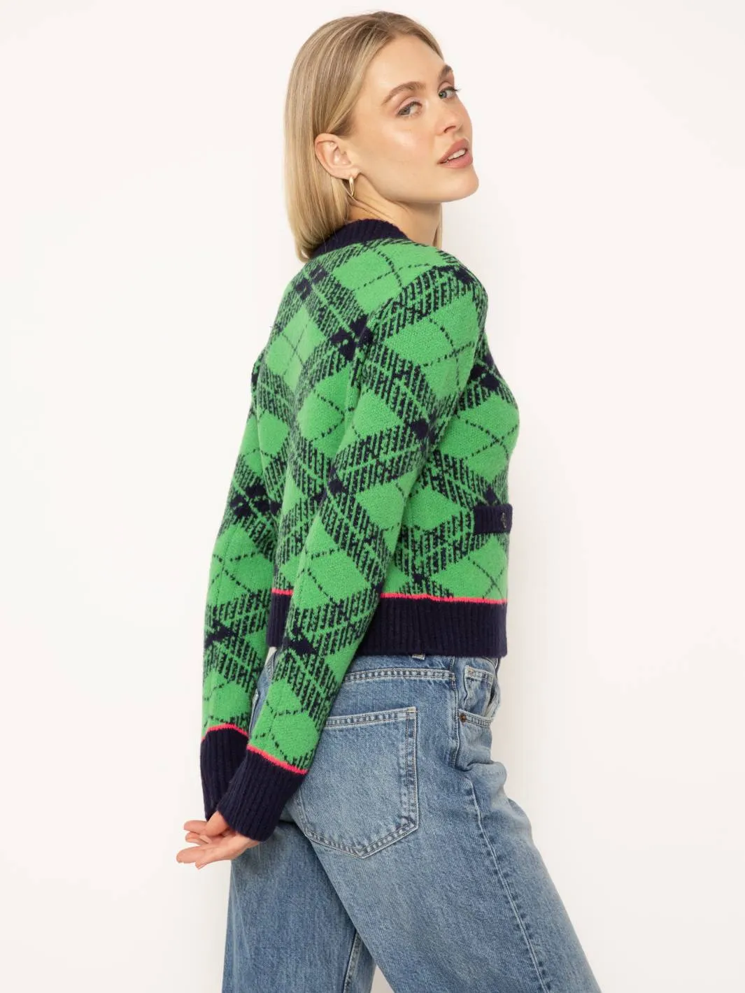 Goldie Plaid Cardigan