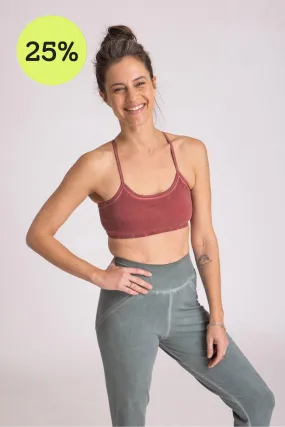 I'mPerfect Stonewash Criss Cross Bra 25%off