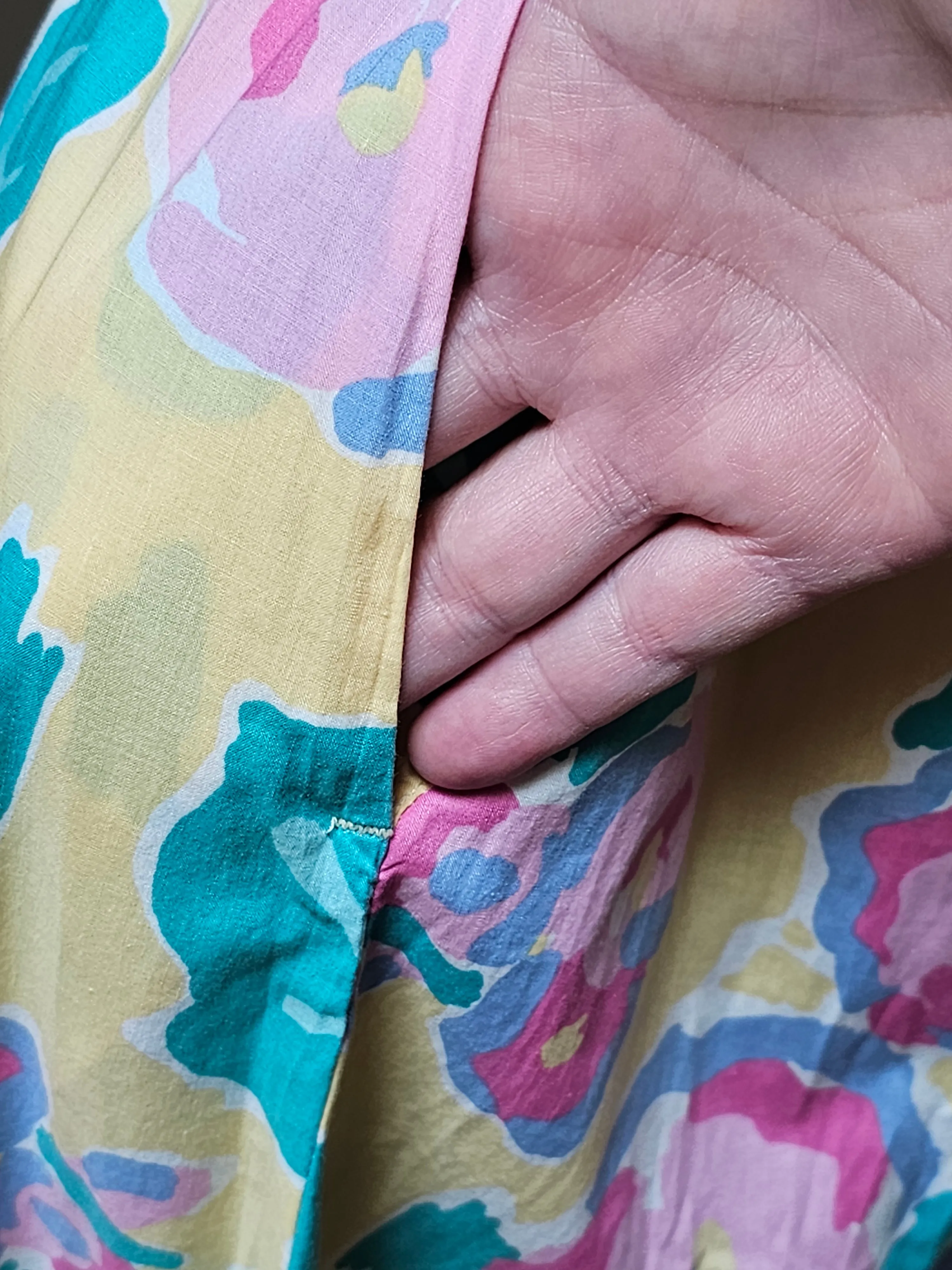 Laura Ashley Signature Print Vintage Early 1980's Batsheva Dress Small