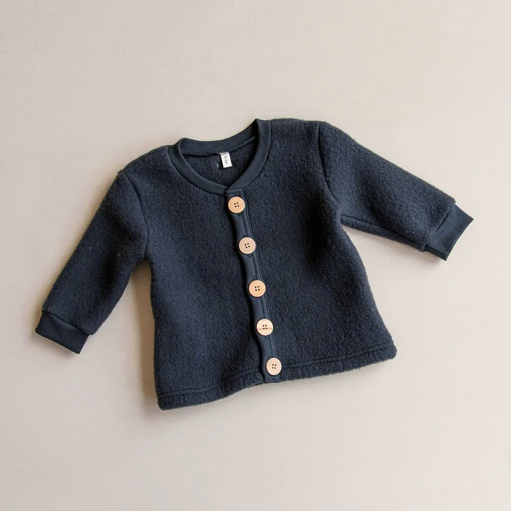 Merino Brushed Wool Jacket Graphite