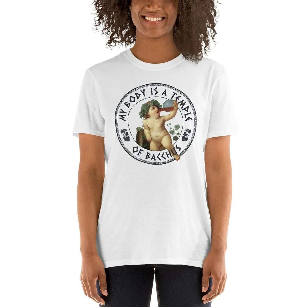 My Body Is A Temple Of Bacchus - Premium T-Shirt